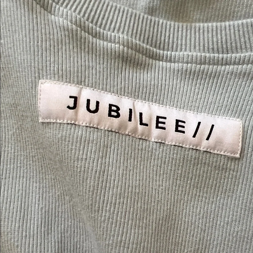 Jubilee Light Blue Cropped Sweatshirt and Shorts Set Small